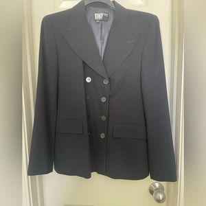 Navy DKNY two-piece suit